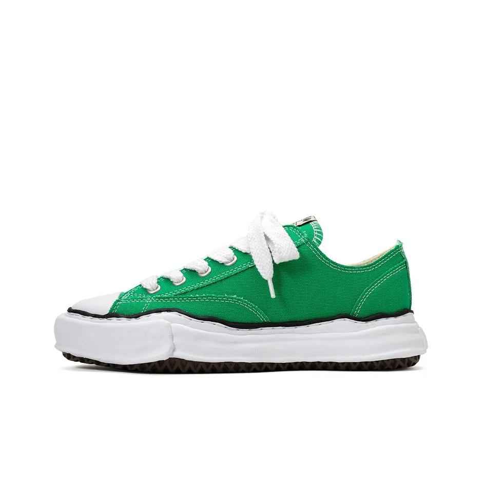Maison Mihara Yasuhiro Peterson OG Sole Canvas Low Sneakers Green(1)_6_11zon