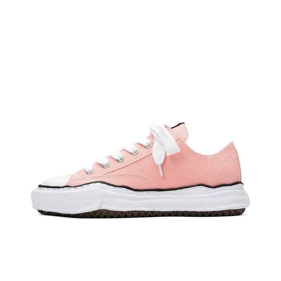 Maison Mihara Yasuhiro Peterson OG Sole Canvas Low Sneakers Pink(1)_1_11zon