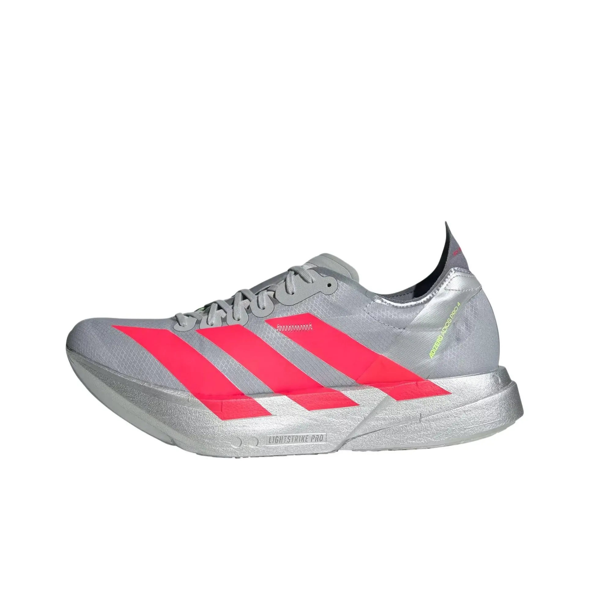 Adidas Adizero Adios Pro 4 Silver Metallic Lucid Red