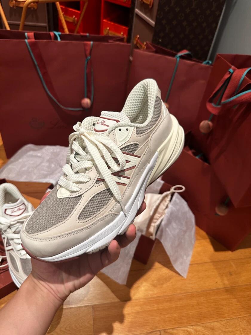 【Irene❤최애】뉴발란스 x 로로 피아나 990v6 메이드 인 USA 크림 U990LO6 photo review