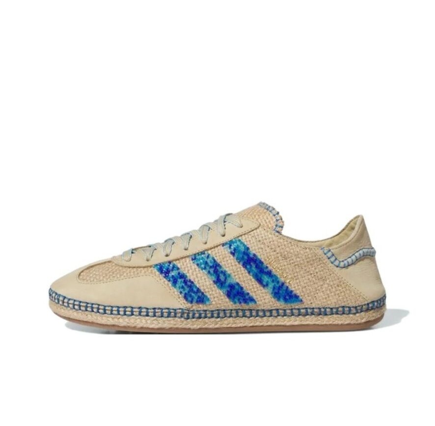 Adidas x Clot Gazelle Linen Khaki Light Blue