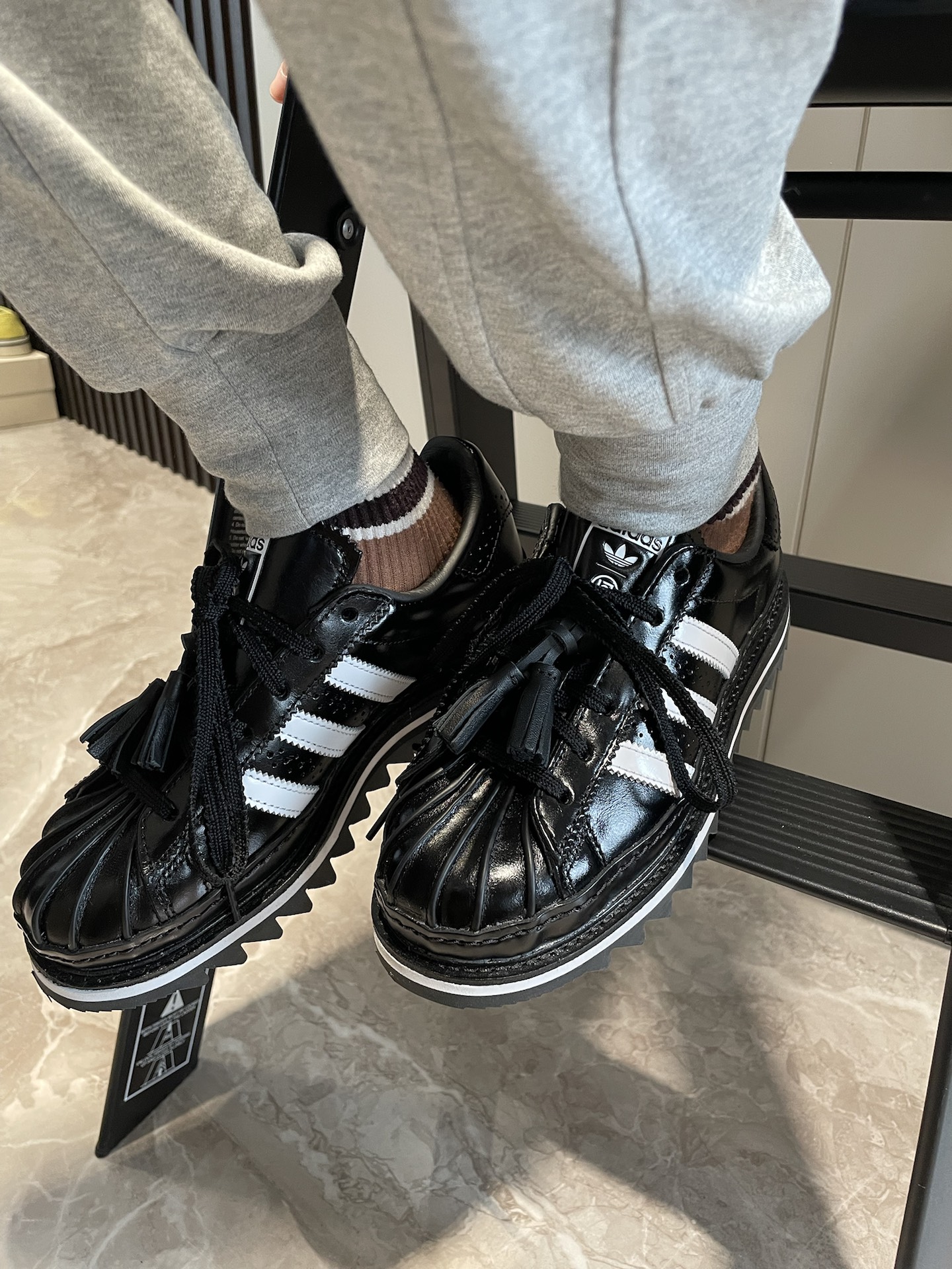 【콜라보 히트 상품】CLOT x 아디다스 오리지널 슈퍼스타 IH5953 photo review